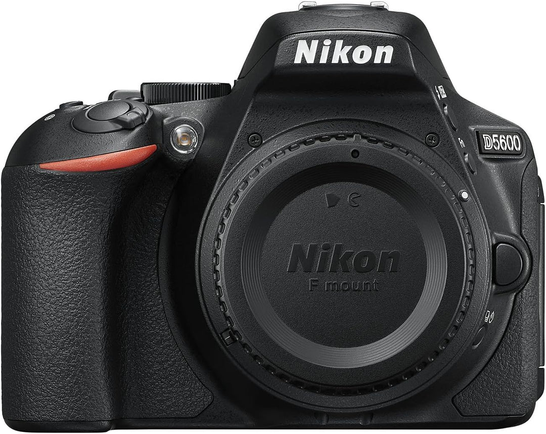 Nikon D5600 Digitale Spiegelreflexkamera, Schwarz Kameragehäuse Single, Kameragehäuse Single