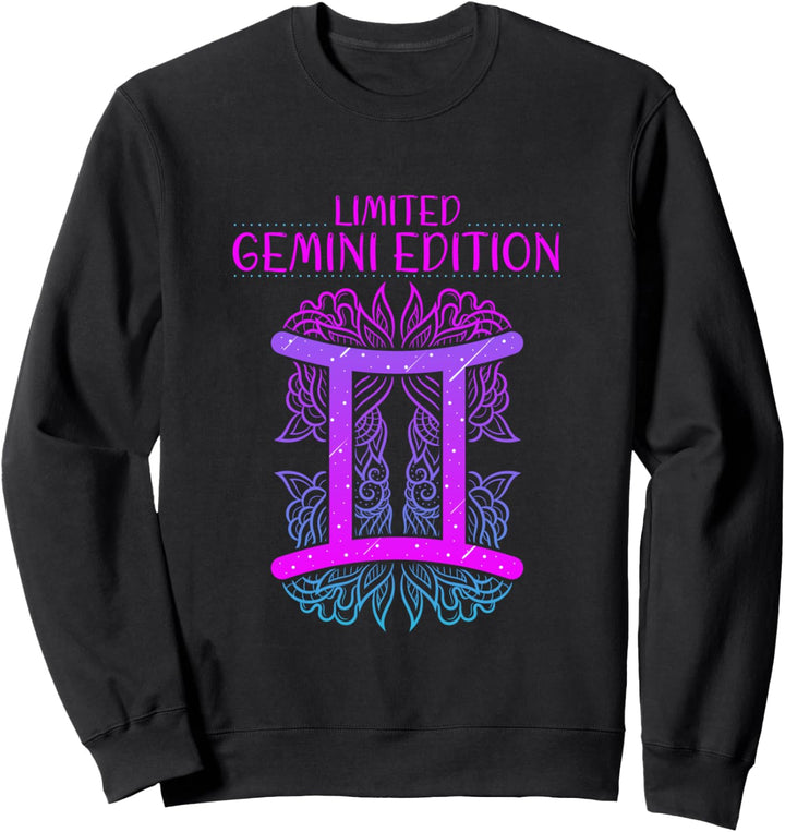 Limitierte Gemini Edition Astrologieschilder Spirituell Sweatshirt