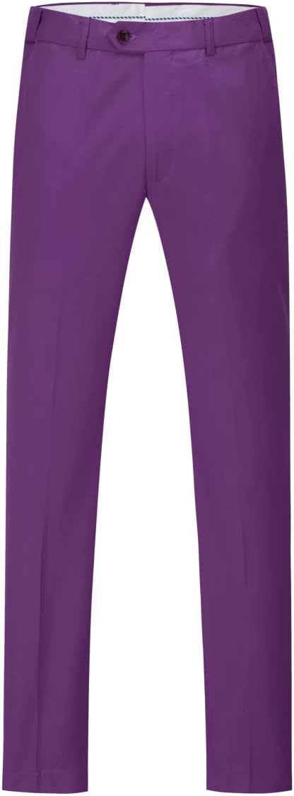 YOUTHUP Herren 3 Teilig Anzug Slim Fit Formell Anzüge 1 Knopf Herrenanzug für Business Hochzeit, M V