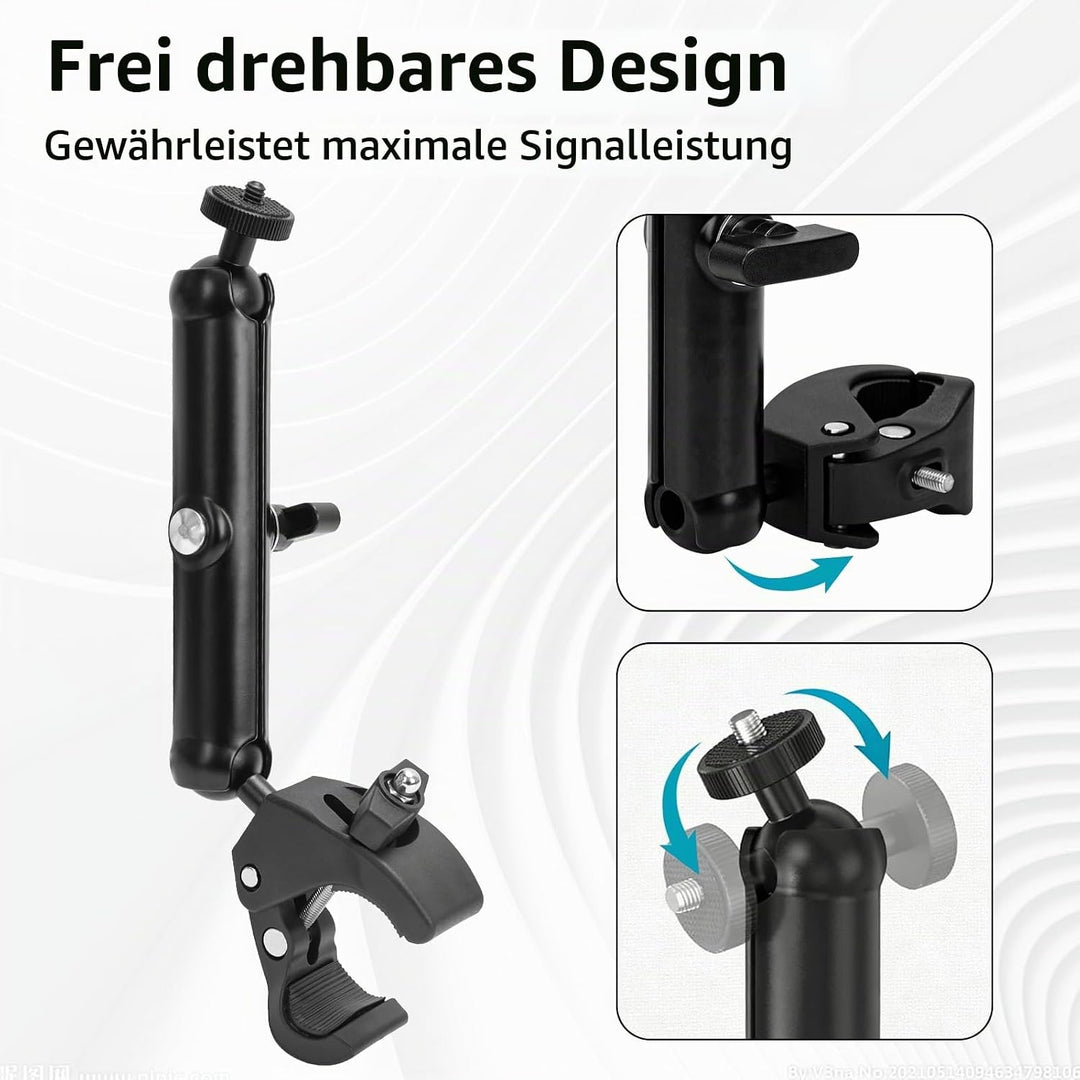 Starlink Mini Halterung, Aluminium-Adapter für Starlink Halterung Balkon mit 1/4"-20 und 3/8"-16 Gew