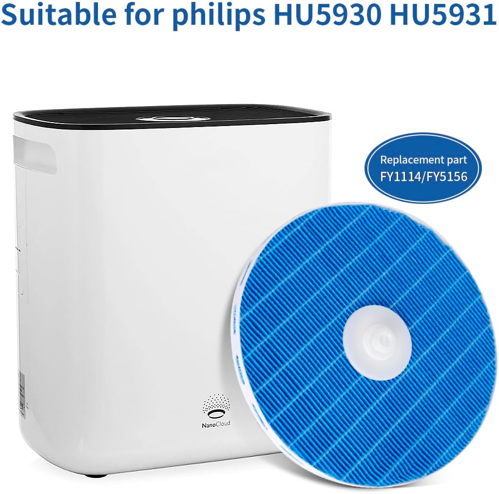 FY1114/FY5156 Luftbe feuchter filter primäre Aktivkohle filter baumwolle für Philips HU5930 HU5931 N
