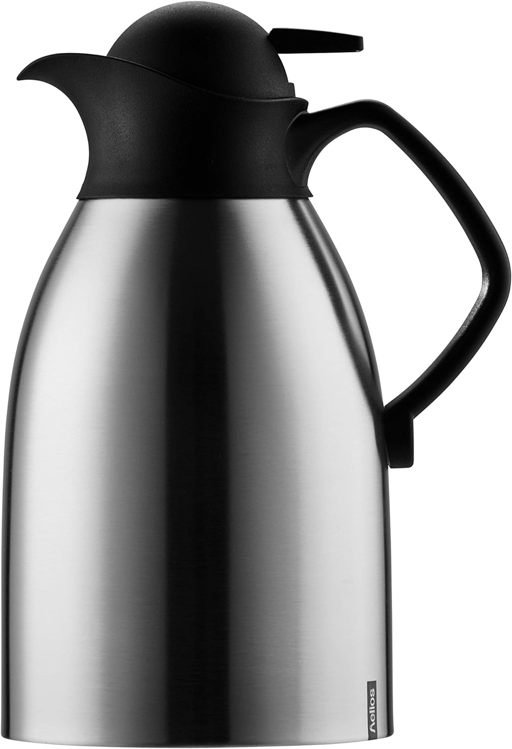 Helios Enduro Push Edelstahl-Isolierkanne, matt, 1,5 Liter, 1,5 Liter