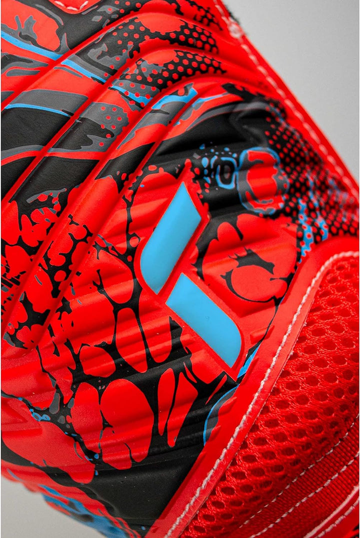 Reusch Herren Attrakt Grip Torwarthandschuhe 10 Bright Red / Future Blue, 10 Bright Red / Future Blu