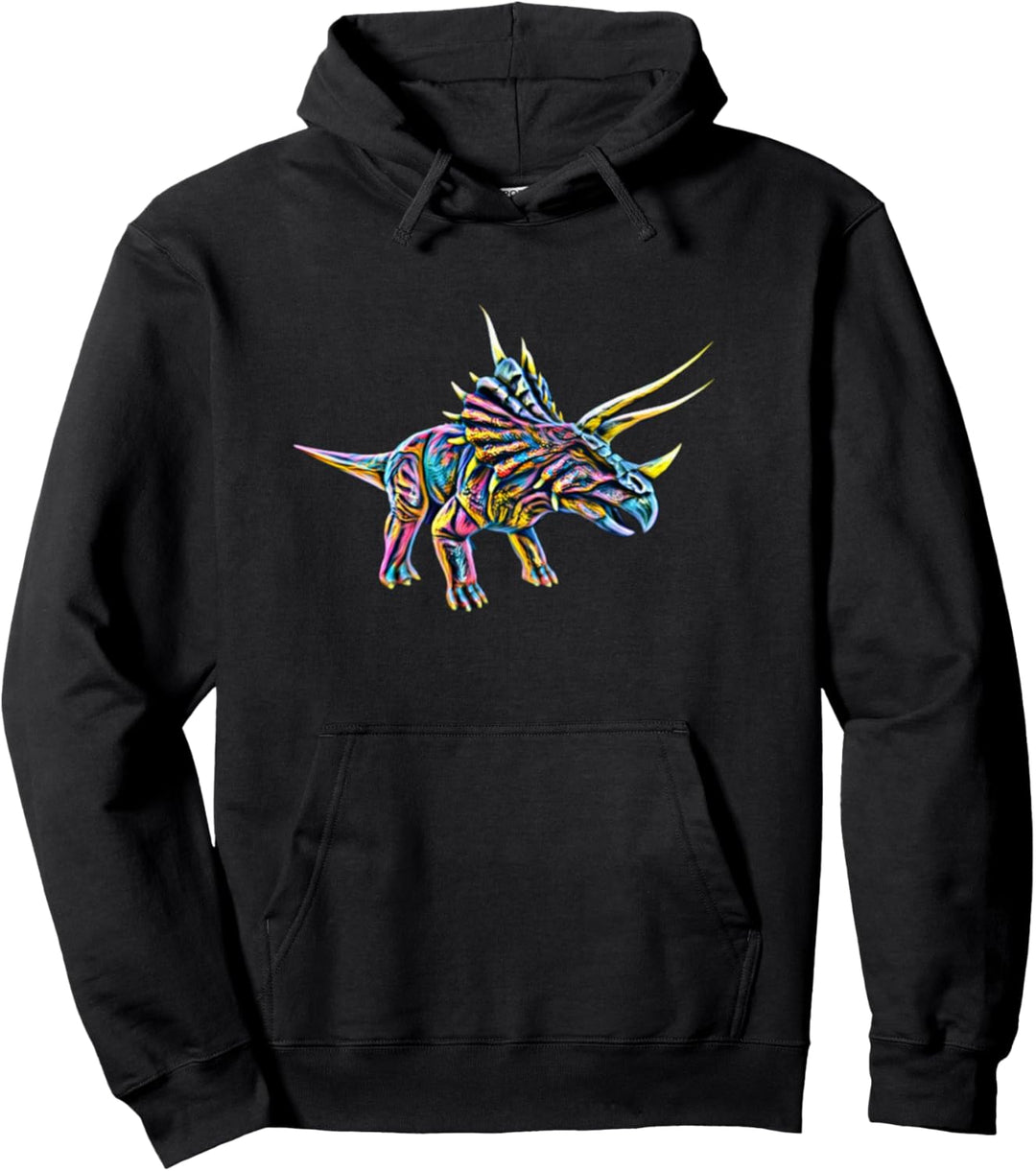 Triceratops Dinosaurier Dino Pflanzenfresser Urzeit Pullover Hoodie