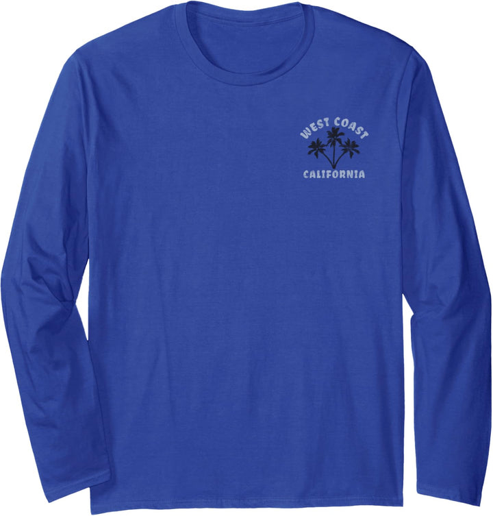 California West Coast Front Back Langarmshirt