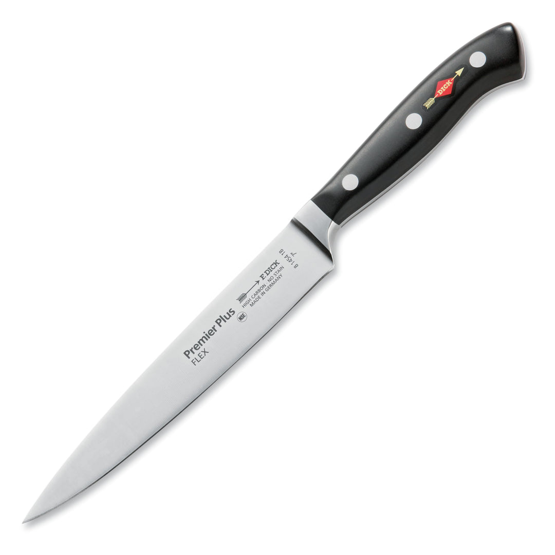 F. DICK Filetiermesser, Filiermesser, Premier Plus (Messer mit Klinge 18 cm, X50CrMoV15 Stahl, nicht