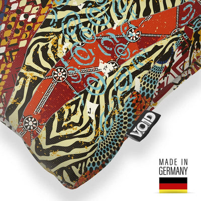 VOID Afrika Leoprint Ethnomuster Kissenbezug Kissenhülle Sofakissen Kissen Deko Outdoor-Kissen Dekok