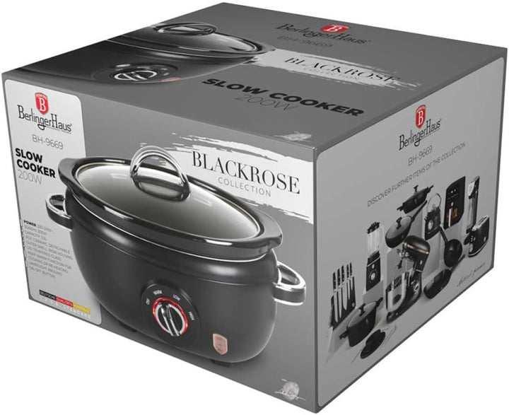 Berlinger Haus Schongarer mit Deckel 3,5 l Black Rose Collection BH-9669