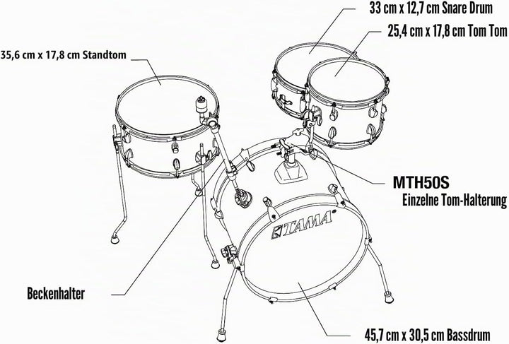 Tama Club-Jam Kit - Satin Blonde (LJL48S-SBO)