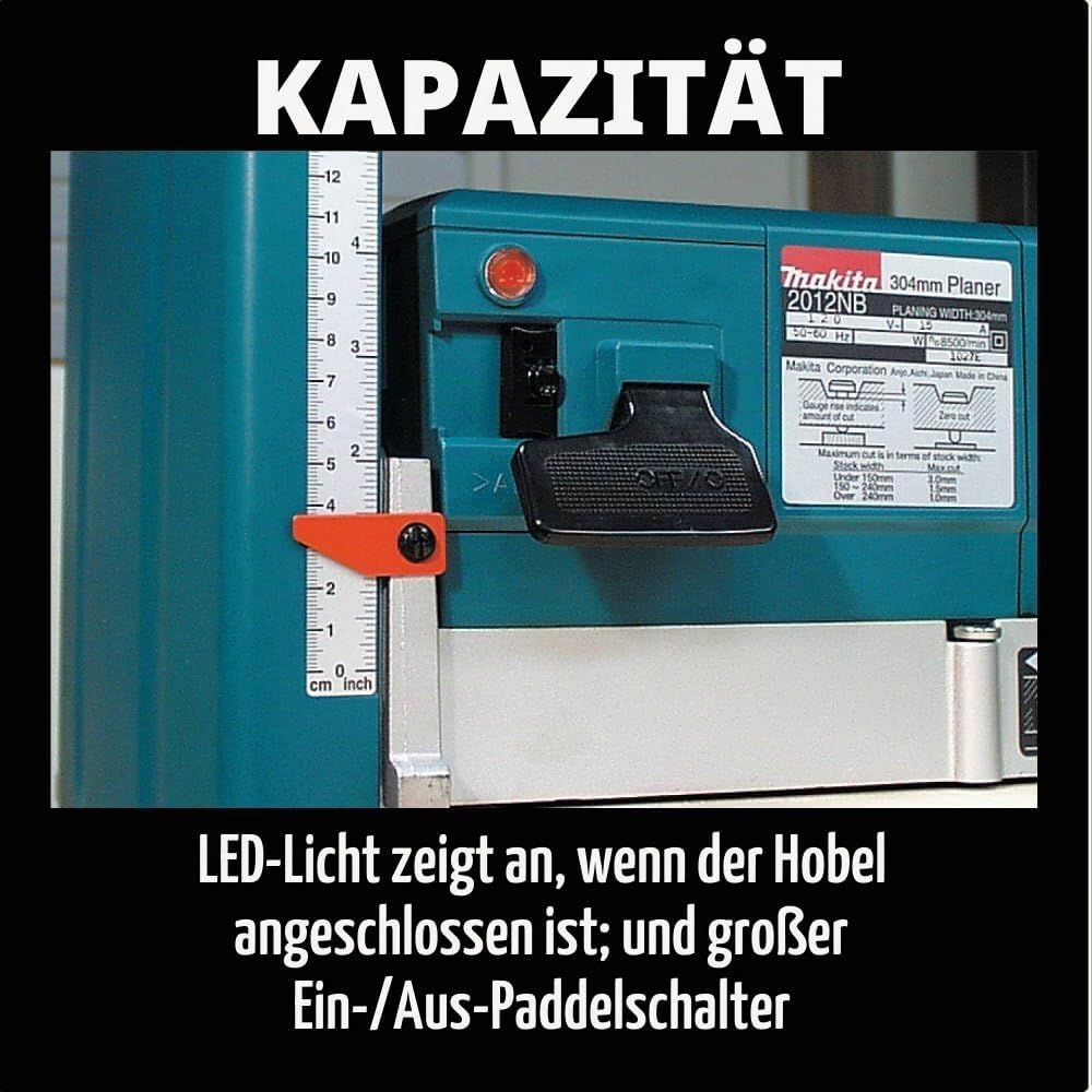 Makita Dickenhobel 2012NB