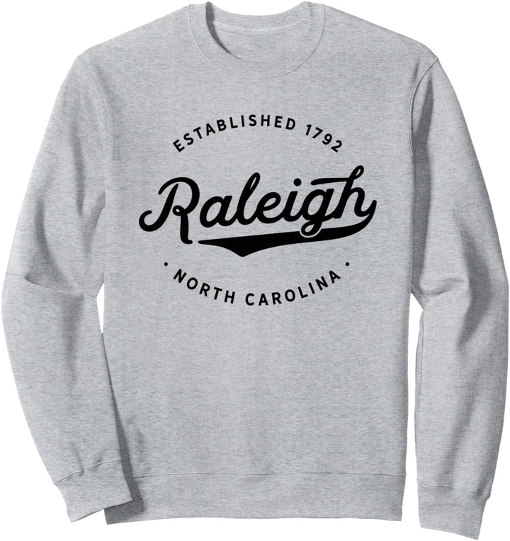 Classic Retro Vintage Raleigh North Carolina 1792 USA Sweatshirt
