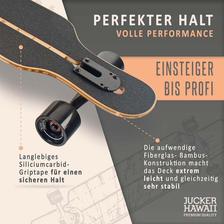 JUCKER HAWAII Longboards | Qualität vom Longboard Profi | Longboard HOKU in verschiedenen Designs |