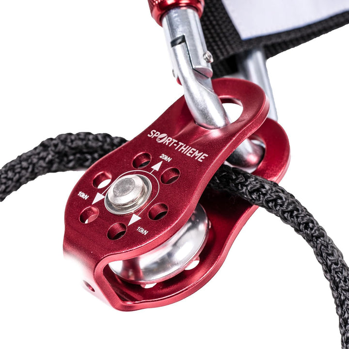 Sport-Thieme Schlingentrainer Switch | Sling Trainer mit Umlenkrolle | Variierbare Seillänge | Türan