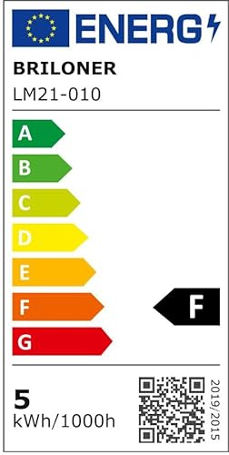 BRILONER Leuchten - LED Einbauleuchten, 3er Set Deckenlampen, LED-Modul schwenkbar, je 5 Watt, je 40