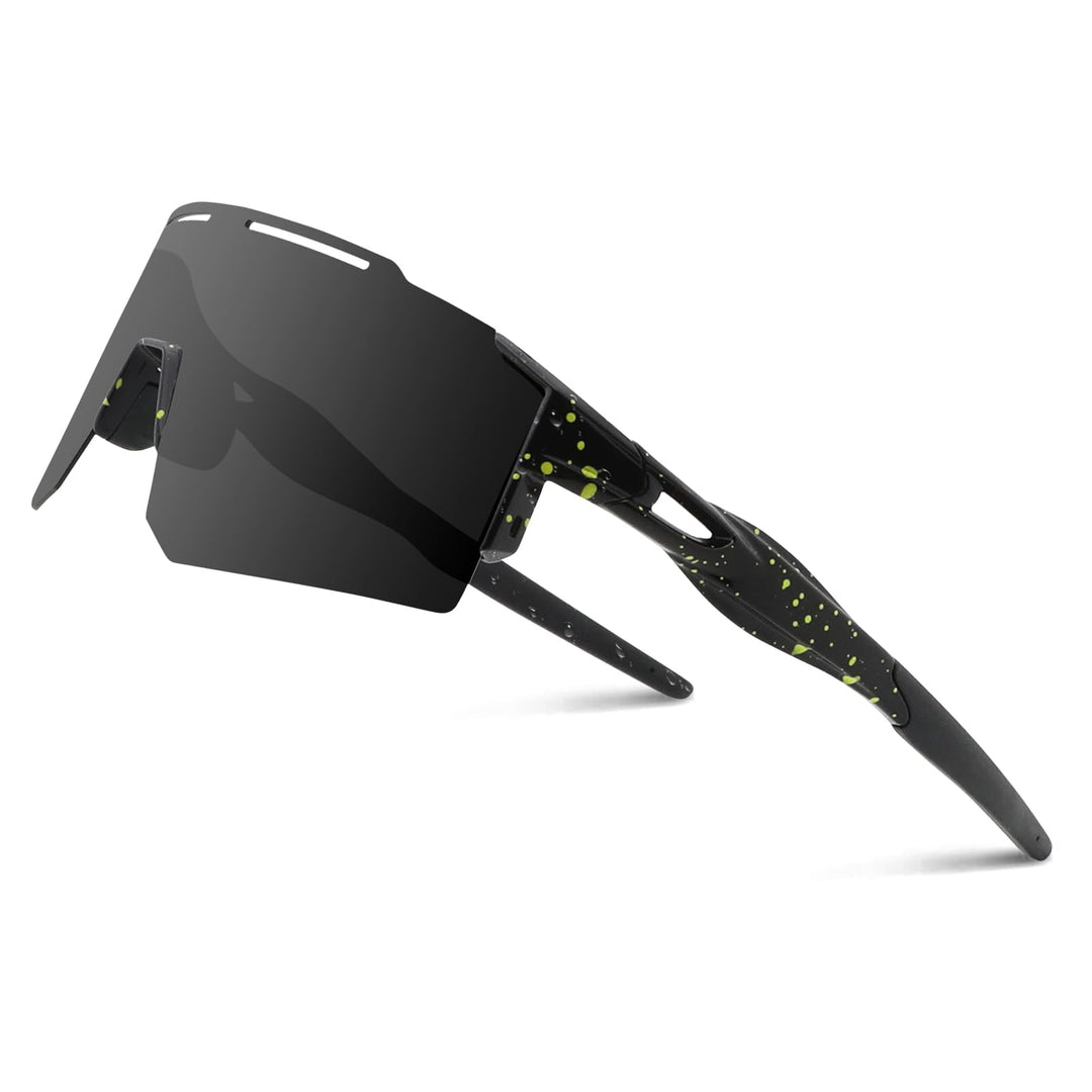 Fahrradbrille Sonnenbrille,Sportbrillen Herren Damen UV400 Sportbrille Schnelle Brille mit 1 oder 3