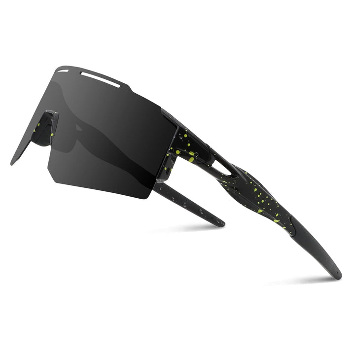 Fahrradbrille Sonnenbrille,Sportbrillen Herren Damen UV400 Sportbrille Schnelle Brille mit 1 oder 3