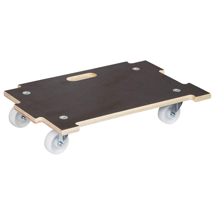 WAGNER Transportroller Transporthilfe I Schichtholz mit Grip 59 x 39 x 11 cm, Tragkraft 250 kg I Möb