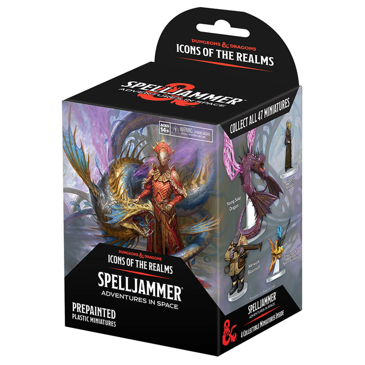 WizKids D&D Icons of The Realms: Spelljammer Adventures in Space - Booster (Set 24) Miniaturen, zufä