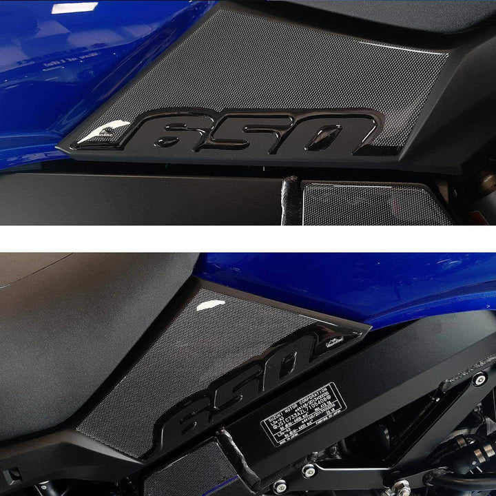 Aufkleber 3D Kompatibel Mit Suzuki V-Strom 650 XT 2020 2021 2022 Komplett-Set Blau