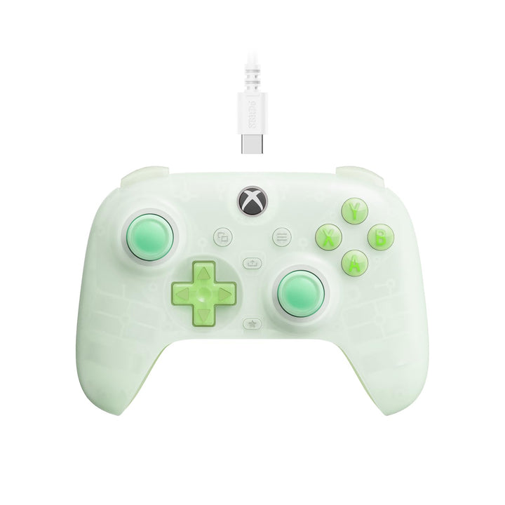 8Bitdo Ultimate Mini Wired Controller for Xbox with RGB Lighting Fire Ring, Hall Effect Joysticks an