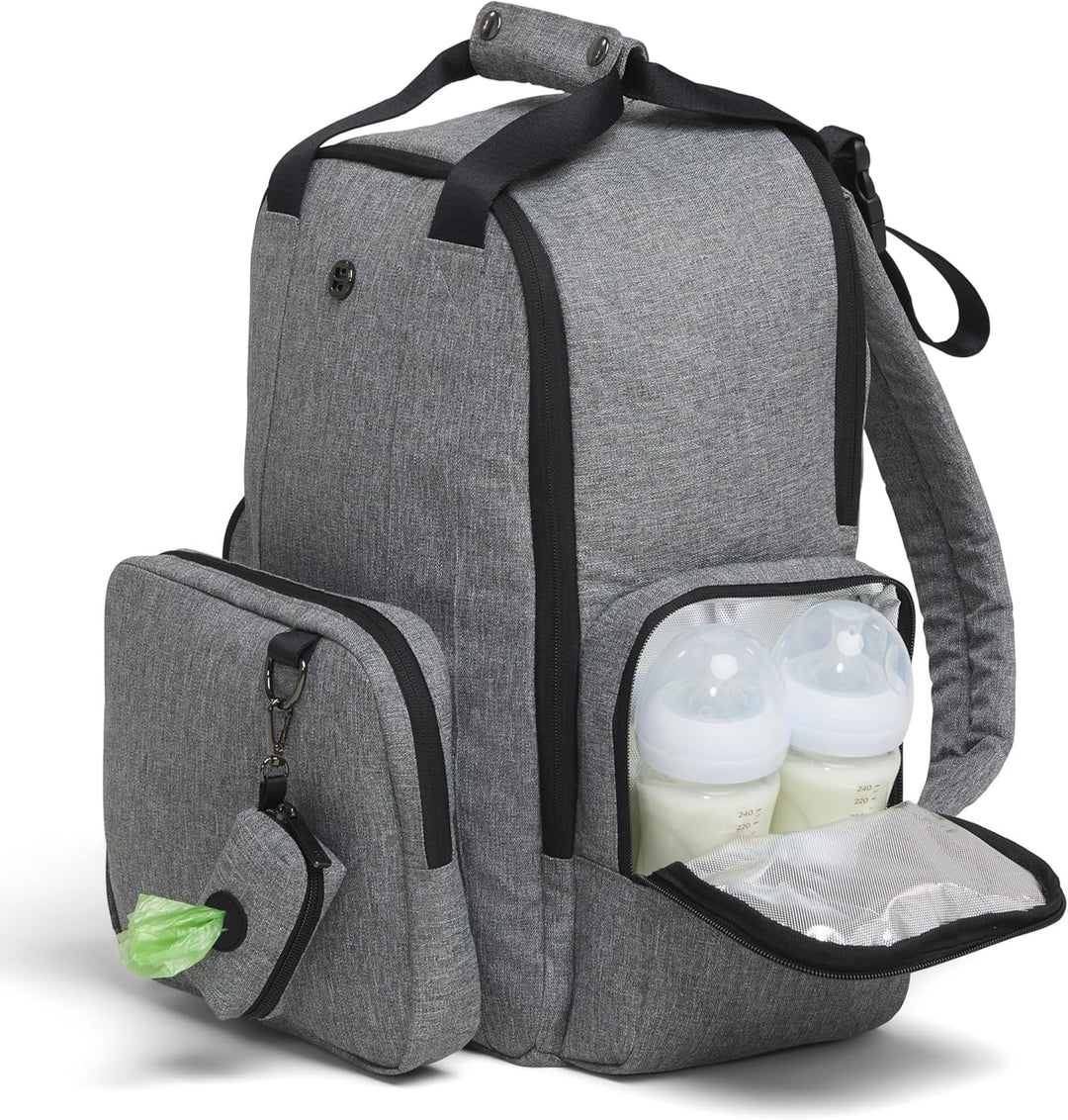 HUGGIES Unisex Rucksack - Wickeltasche RUCKSACK - WICKELTASCHE Einheitsgrösse Grau, Einheitsgrösse G