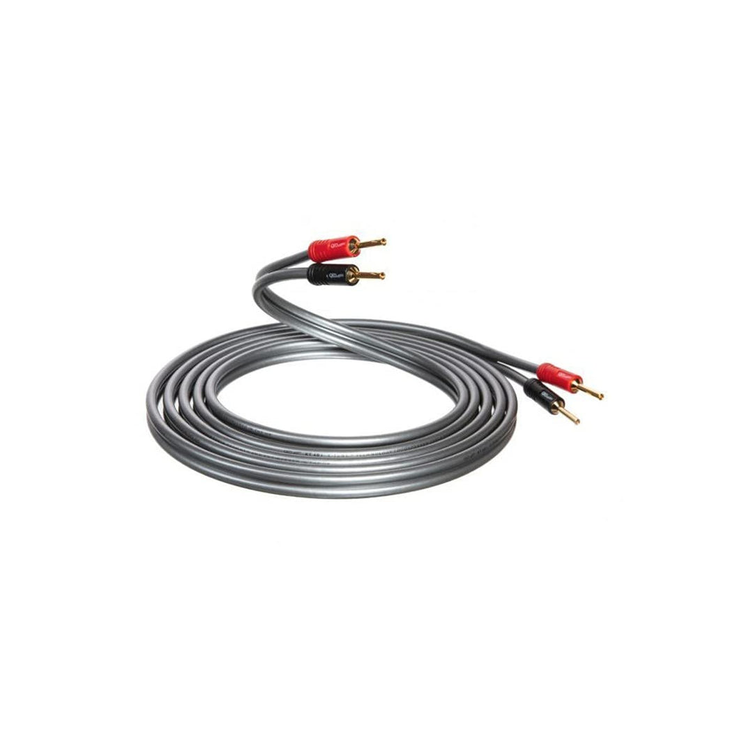 QED XT40i Lautsprecherkabel mit X-Tube-Technologie, 2 m, 2 m 2m Terminated Pair, 2m Terminated Pair