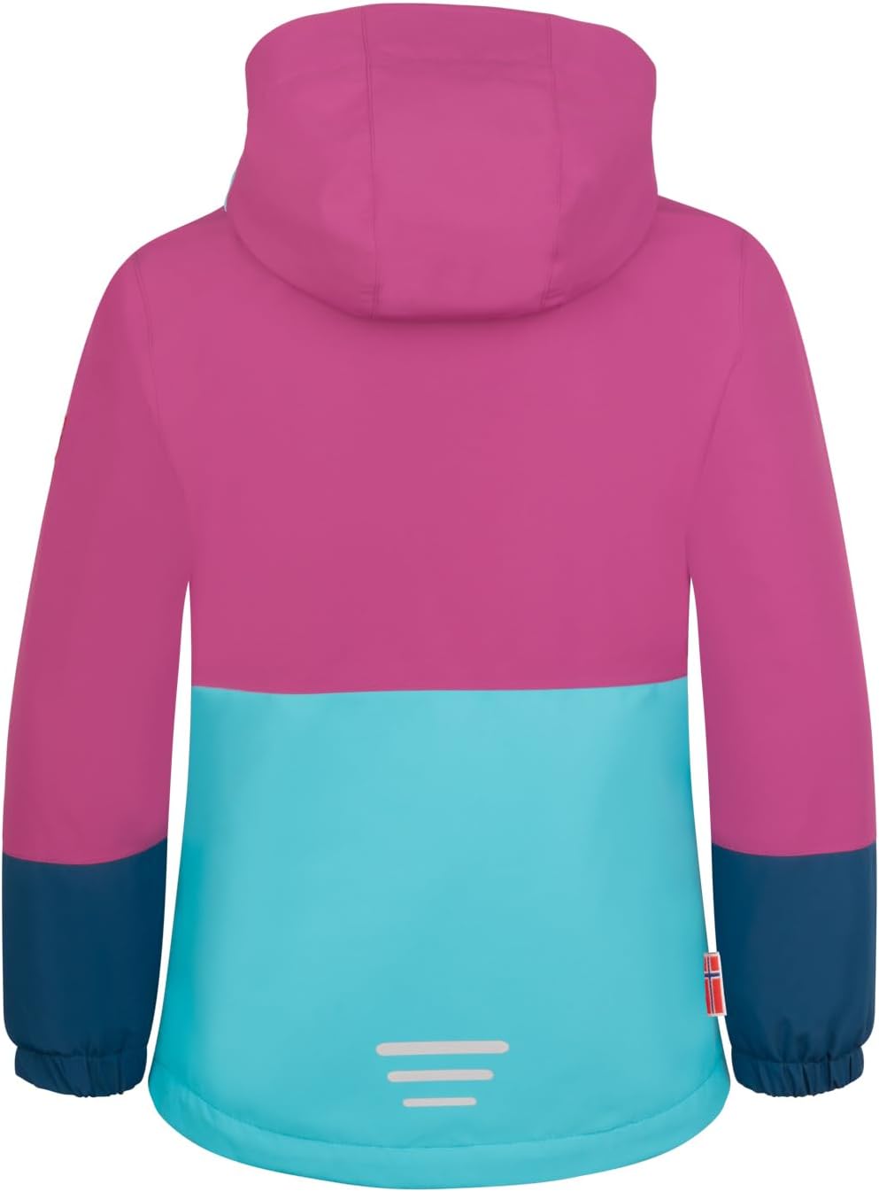 Trollkids wasserdichte atmungsaktive Kinder 3in1 Jacke mit verstellbarer Kapuze und Strickfleece-Inn