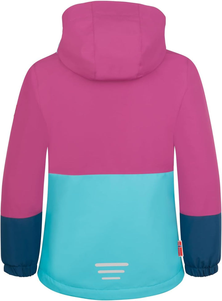 Trollkids wasserdichte atmungsaktive Kinder 3in1 Jacke mit verstellbarer Kapuze und Strickfleece-Inn