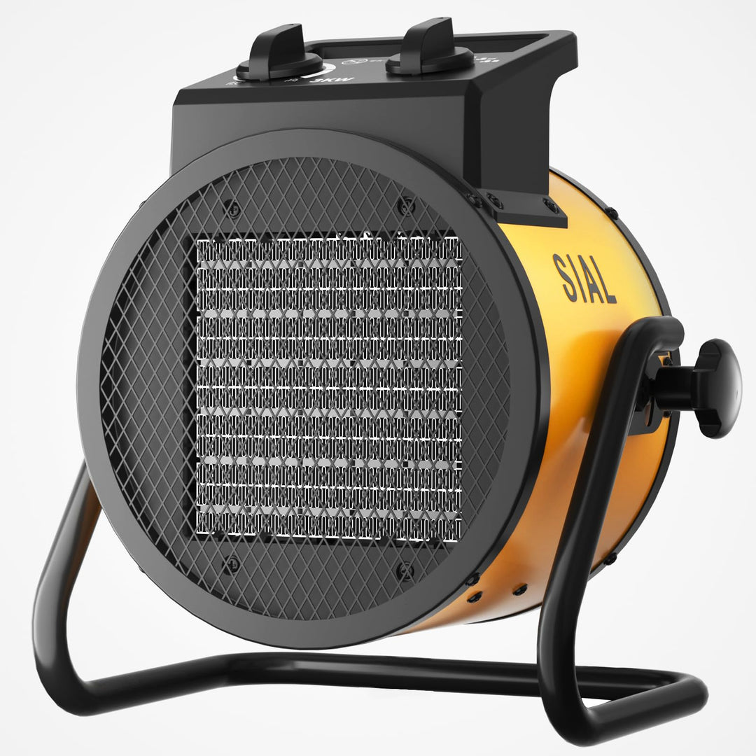 SIAL 3000W Heizlüfter - Elektroheizgebläse - Keramik Heizstrahler - Bauheizer Bautrockner - Heizgerä