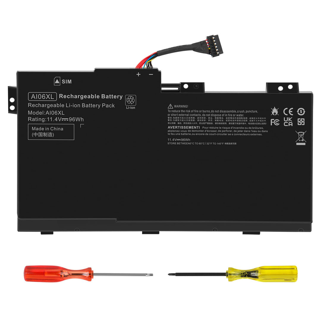 ASUNCELL 96Wh AI06XL Laptop Akku für HSTNN-LB6X HSTNN-C86C 808397-421 808451-001 808451-002 AI06096X
