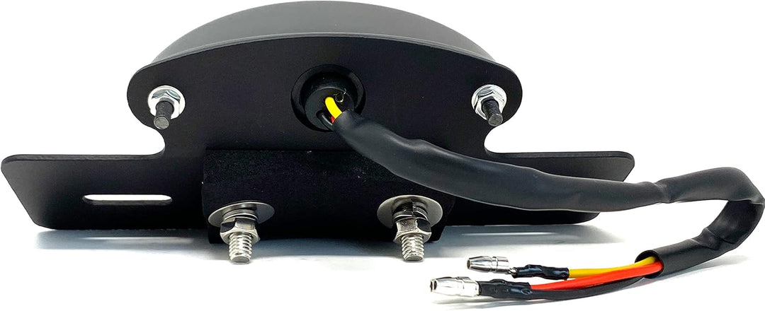 Alchemy Parts Schwarz Sehr Hell E-Geprüft Klarglas Rot LED Heck Bremsleuchte mit Nummernschild Numme
