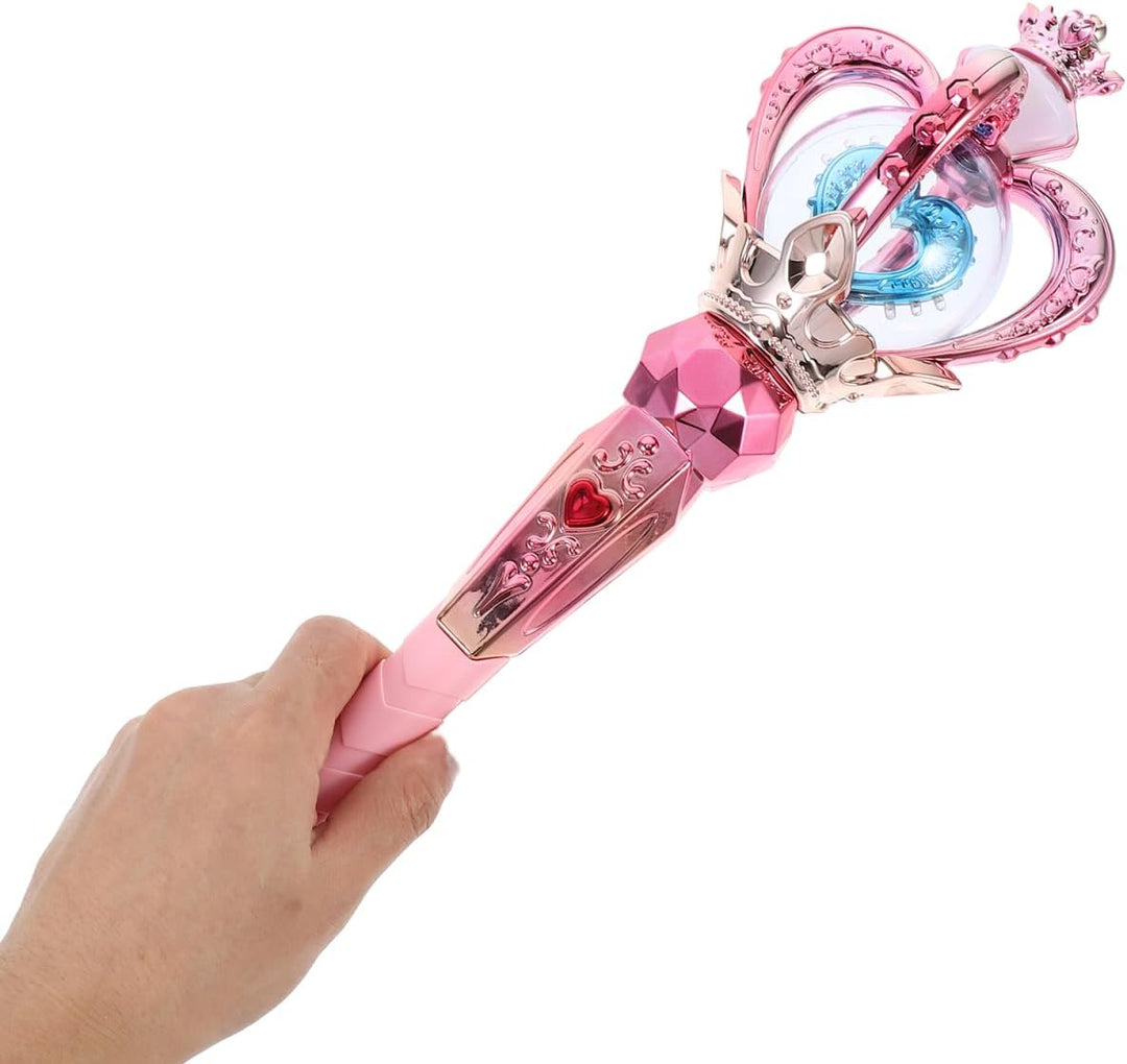 MAGICLULU Leuchtender Feenstab für Kinder - Magischer Prinzessinnen Zauberstab mit Musik & 360° Dreh