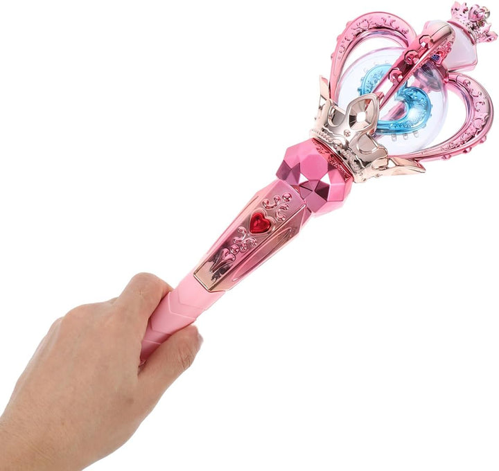 MAGICLULU Leuchtender Feenstab für Kinder - Magischer Prinzessinnen Zauberstab mit Musik & 360° Dreh