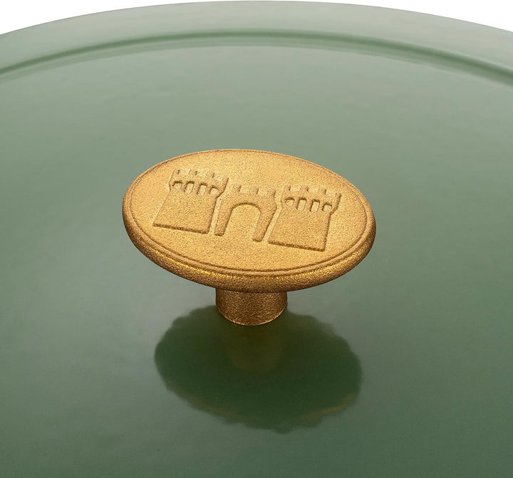 BALLARINI Bellamonte Auflaufform, Bräter, Dutch Oven, Emailliertes Gusseisen, Oval, 29 cm, 4,5 L, Gr