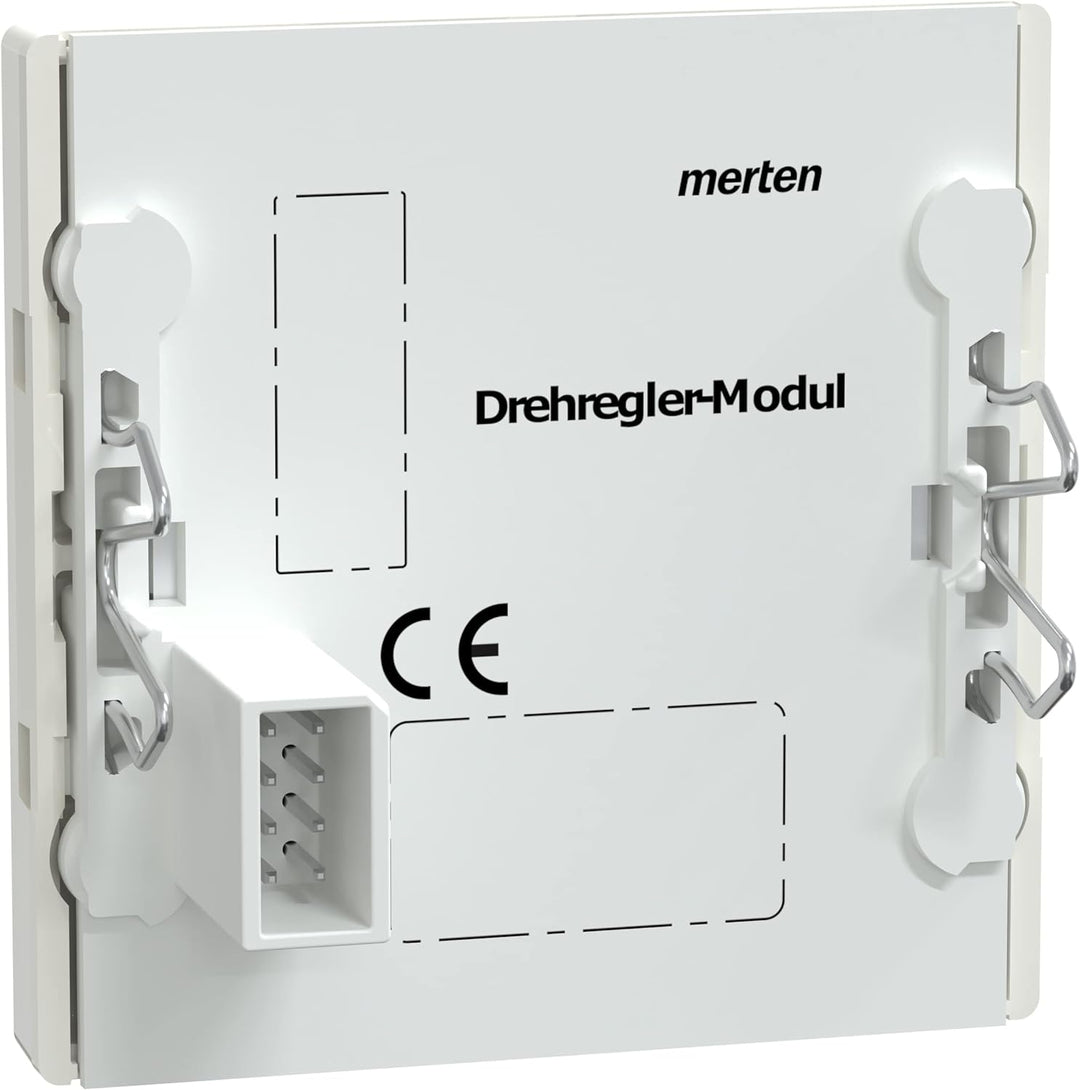 Schneider Electric Merten MEG5252-0319 Drehregler-Modul mit 4 Tastflächen,Unterputz, polarweiss glän