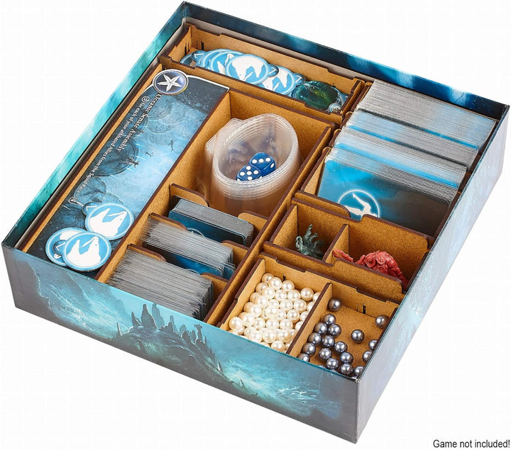 docsmagic.de Organizer Insert for Abyss Board Game Box - Einsatz, Abyss