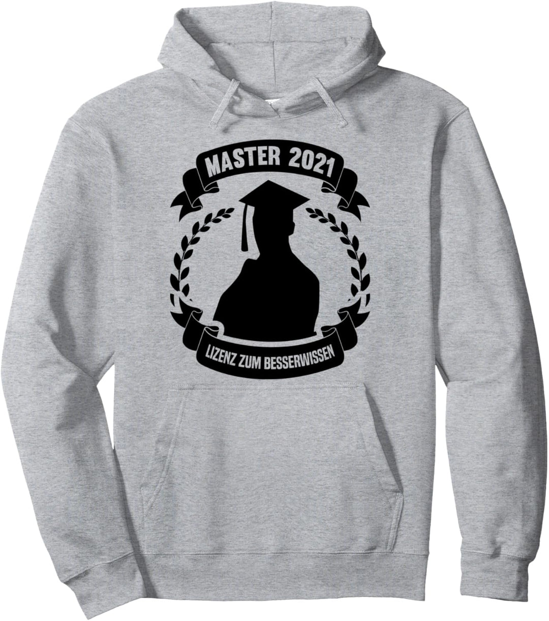 Abschluss Master 2021 Lizenz Zum Besserwissen Studium Abi Pullover Hoodie