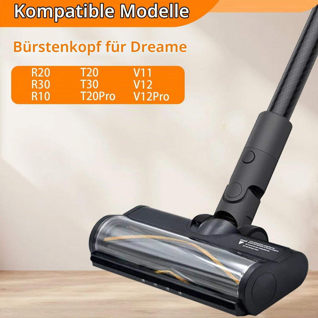 BodenBürste für Dreame T20 R20 T30 R30 V11SE V12 V12 Pro T20 pro R10 Staubsauger, ollenbürstenkopf m