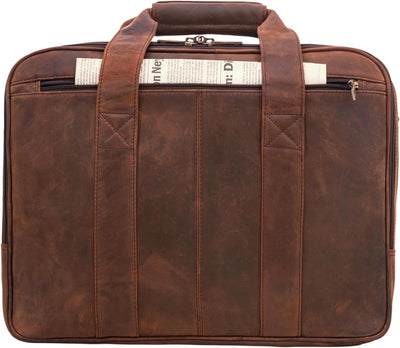STILORD 'Alexander' Lehrertasche Herren Leder Vintage Aktentasche Laptoptasche Bürotasche Businessta