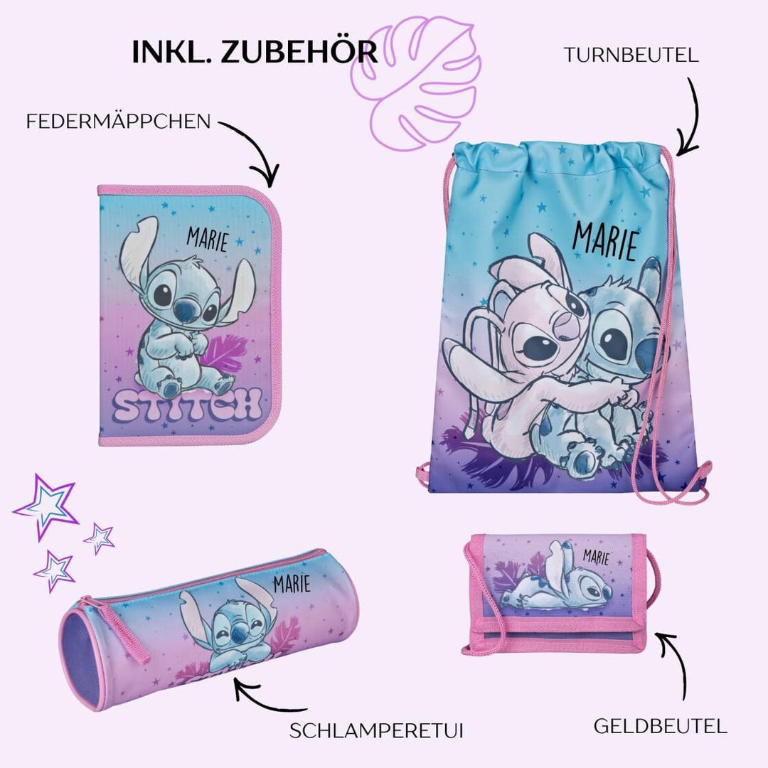 Undercover Schulranzen Set 1. Klasse - Personalisierter Inhalt mit Name - Schultasche Jungen Mädchen