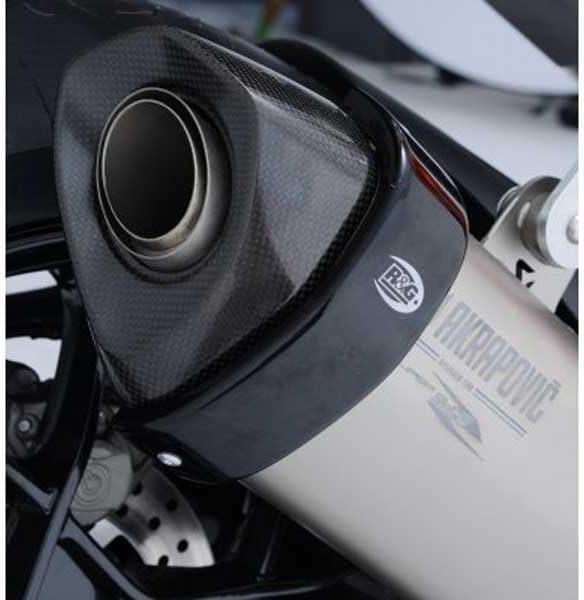 R&G Racing EP0008BK Hexagonal Exhaust Protector