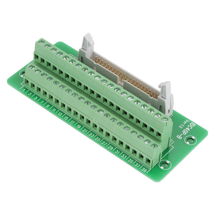 IDC40P 40Pin Steckerleiste Breakout Board Terminal Block Stecker PLC Schnittstelle mit Halterung Gee