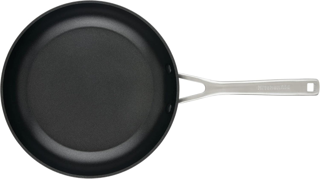 KitchenAid Bratpfannen-Set, harteloxiert, Induktion, antihaftbeschichtet, 3-teilig, Mattschwarz 3 Pi