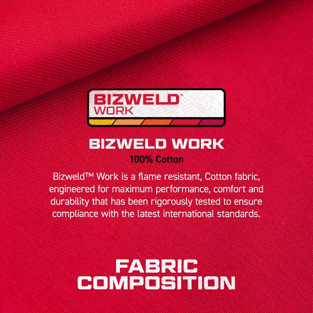 Portwest BIZ2 Herren Flammenresistente Bizweld FR Arbeitsjacke Schwarz, XXL XXL Schwarz, XXL Schwarz