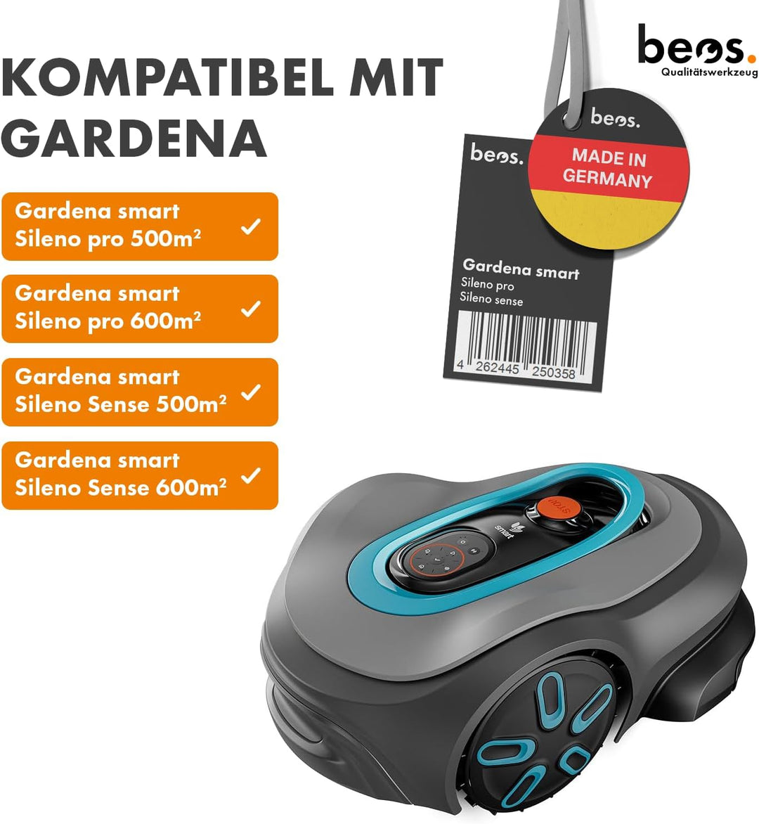 BEOS Premium Mähroboter Tuning Messerscheibe - Für Gardena smart Sileno pro & Sense - Messerteller f