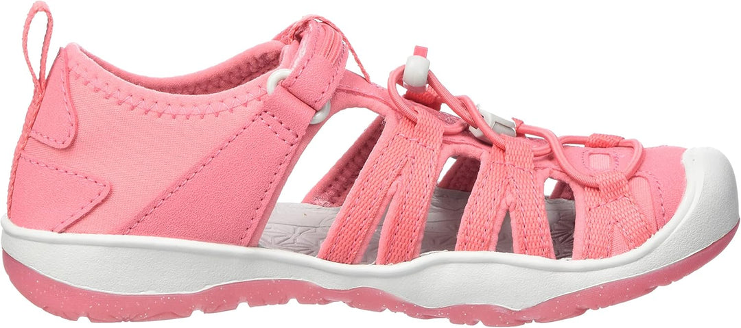 KEEN Kids Moxie Closed Toe Casual Sandal, Tea Rose/Vapor, 7 US Unisex Toddler