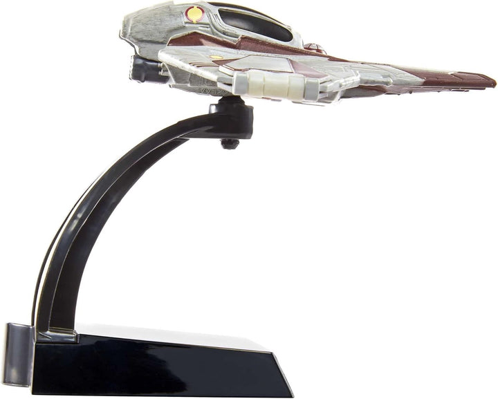 Hot Wheels Star Wars Starships - Raumschiff aus Metall 1/50 - Obi-wan Kenobi's Jedi Interceptor