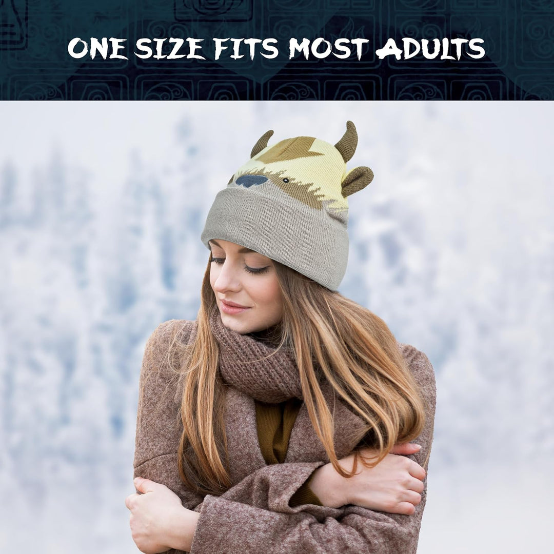 Avatar The Last Airbender Strickmütze für den Winter, mit Manschette, Mehrfarbig, Einheitsgrösse mul