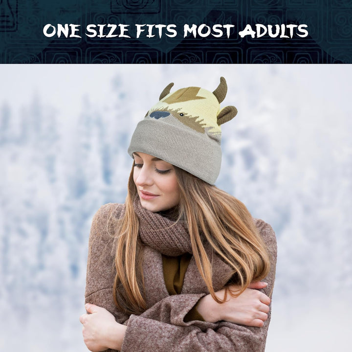 Avatar The Last Airbender Strickmütze für den Winter, mit Manschette, Mehrfarbig, Einheitsgrösse mul