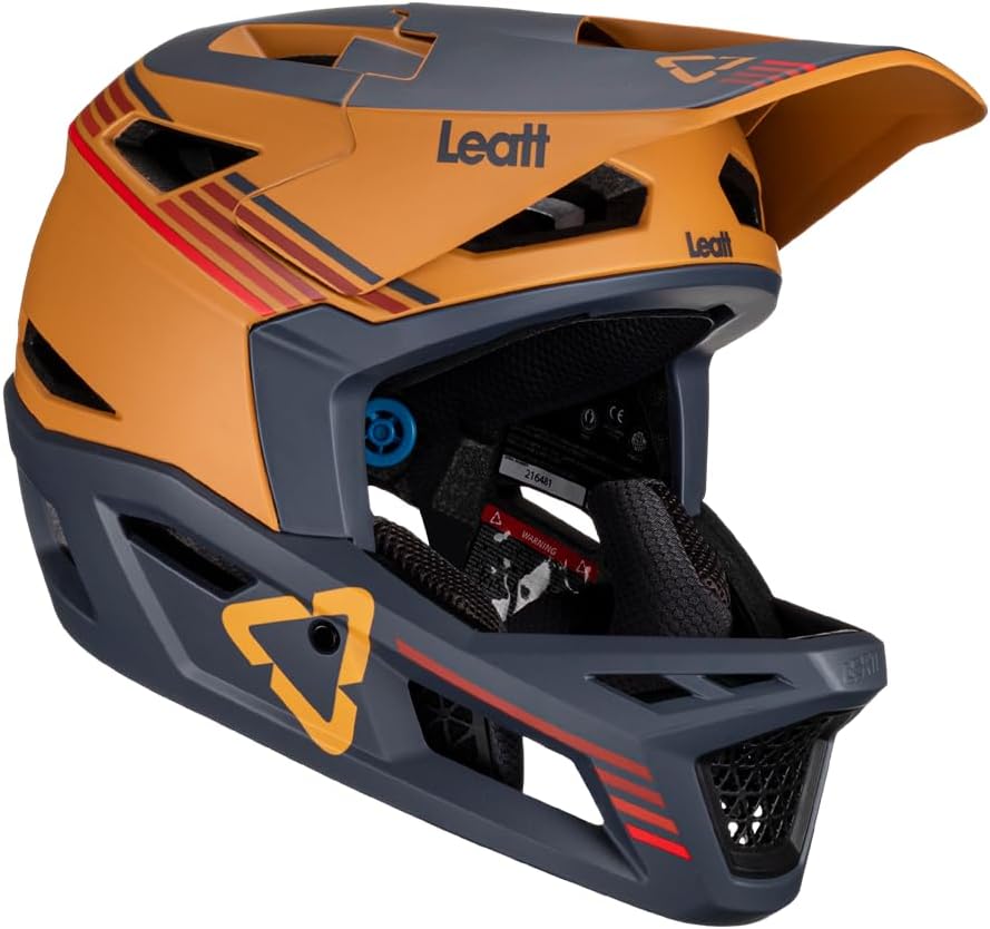 Leatt MTB Gravity 4.0 Helm orange/grau, L